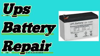 12 Volt Battery RepairUps Battery Restoring [upl. by Septima]