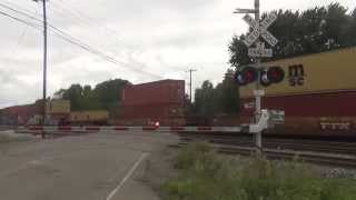 CSX Q158 Train Heads East [upl. by Orimisac]