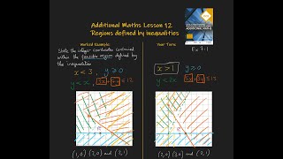 12 Regions defined by Inequalities Additional Maths OCR FSMQ [upl. by Lebaron]