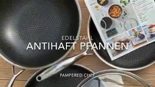 Edelstahl Antihaft Pfannen von Pampered Chef [upl. by Ahsirpac]