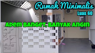 Home Tour Rumah Minimalis Luas 60m2  Desain Rumah Minimalis [upl. by Padriac]