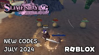 Roblox Slime Slaying Simulator New Codes July 2024 [upl. by Michaelina]