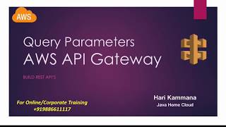 AWS API Gateway  Passing Query Parameters To API Gateway [upl. by Atoked]