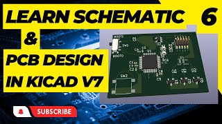 Learn Schematic and PCB Design STM32  Part 6 KiCAD V7 [upl. by Woodward527]