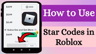 How to Use Star Codes in Roblox  Enter Roblox Star Code on Mobile 2024 [upl. by Rehotsirk]