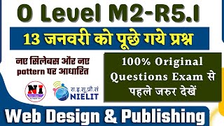 O Level M2R5 Paper Solution January 2024  Web Designing mcq o level m2 r5 question paper jan 2024 [upl. by Genna]