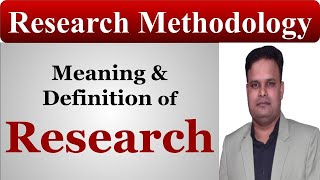 research definition  research methodology  research aptitude ugc net research methodology lecture [upl. by Wendt]