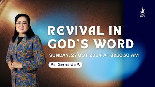 Revival In Gods Word  Ps Gernaida P  27 Oktober 2024  Ibadah 2 [upl. by Ashley]