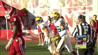 Jehu Chesson 34Yard Touchdown Catch vs Indiana [upl. by Dnalerb]