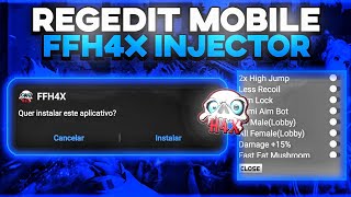 ATUALIZADO 😱FFH4X MOD MENU INJECTOR PARA A NOVA ATUALIZAÇÃO NO FREE FIRE ANTI BAN GRÁTIS 😱 [upl. by Mathe]