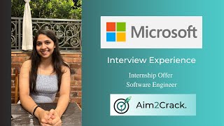 Microsoft Internship interview experience  2024  Software Engineer  NIT Jalandhar Vanshika Saini [upl. by Sandstrom806]