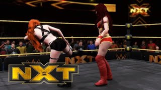 WWE 2K20 NXT Priscilla Kelly vs Santana Garrett January 8 2020 [upl. by Calisa]