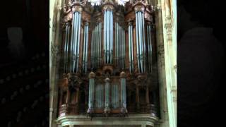 Saint Eustache Parijs  Improvisatie Psalm 130 [upl. by Milore]