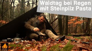 Waldtag mit Steinpilz Pasta und Erkältungs Hausmittel  Waldküche [upl. by Emelun]