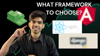 How to choose a job winning framework  React JS  Next JS  Django frontenddeveloper backend [upl. by Tully]