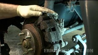 How to Spot and Service a Stuck Rear Caliper  EricTheCarGuy [upl. by Elwyn556]