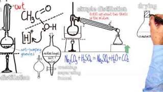 Esters 4 Organic Preparation amp Purification of an Ester [upl. by Poulter285]