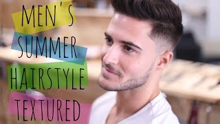 Mens Summer Hairstyle 2016  Texture Hair [upl. by Carmencita]