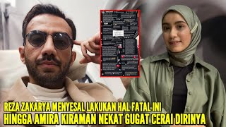 REZA ZAKARYA MENANGIS SETELAH DIRINYA RESMI DIGUGAT CERAI OLEH AMIRA KIRAMAN DI PENGADILAN AGAMA [upl. by Eurd458]