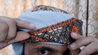 How to tie Yemeni Shemagh Desert style  Yemeni Shemagh [upl. by Notlew]