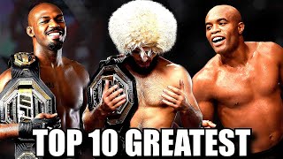 GREATEST UFC Fighters of All TimeMMA GOATs [upl. by Gninnahc]