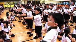 Kids bust out kungfu chops Jump Jam Pt 2 [upl. by Elam492]