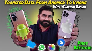 How to Transfer WhatsApp Data from Android to iPhone 2023 Free Method  Android to iOS  Mastech [upl. by Nwahsem307]