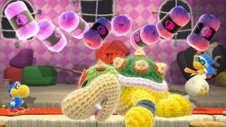 Yoshis Woolly World  All Bosses No Damage [upl. by Werdma]