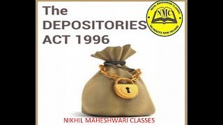 DEPOSITORIES ACT 1996  WHAT IS DEMETARLISATION amp TRADING OF SHARES [upl. by Savdeep]