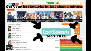 How to Export your Manganelo MangakakalotManganato or Mang4life Bookmarks in less than 2 minutes [upl. by Inar756]