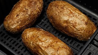 Air Fryer Baked Potatoes  How To Cook Baked Potatoes in the Air Fryer [upl. by Mulford]