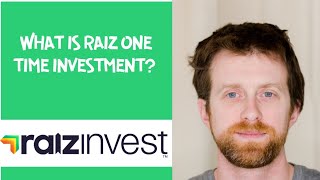 What is Raiz one time investment [upl. by Ahsetan195]