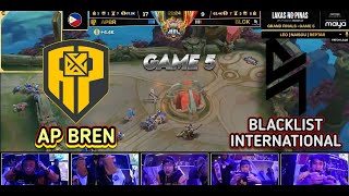 AP BREN VS BLACKLIST  GAME 5 GRAND FINAL MPL PH S12 20231029 [upl. by Yrahk]