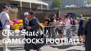 Gamecock Walk South Carolina Football Arrives to Face Missouri Tigers [upl. by Guild]