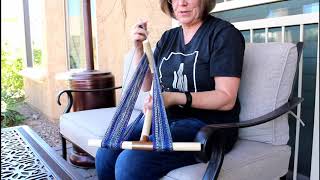 Spin on the Drop Spindle  Video 11 Winding off yarn [upl. by Endora]