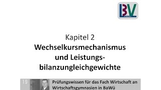 Wechselkursmechanismus Leistungsbilanz Ungleichgewicht WG K02 T03 [upl. by Tilden]