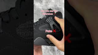 Jordan 4 Black cat REAL vs FAKE [upl. by Simpkins]