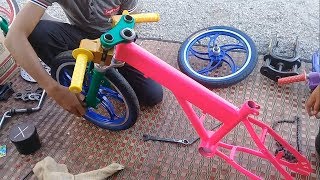 Basikal lajak pink projek crank gt boom part 2 [upl. by Fiona]