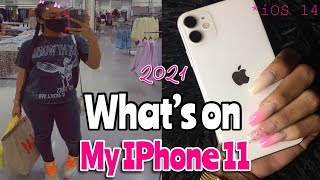 WHAT’S ON MY IPHONE 11 IOS 14 EDITION [upl. by Aivatra546]