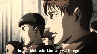 Erwin Smith  Attack on Titan final speech Army Dreamers  Kate Bush [upl. by Oivatco]