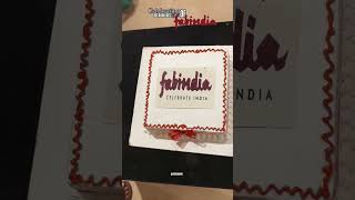 Celebrating 1st anniversary of fabindia  Fabindia malda [upl. by Felicle]