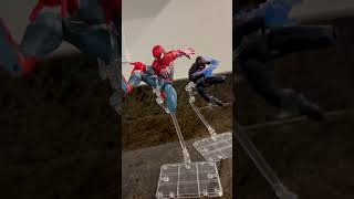 Posing marvel legends miles morales marvellegends spiderman milesmorales posing [upl. by Ilram]