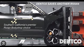 DENTCO Dent amp Scratch Rivian R1S Large Dent Repair [upl. by Ailee]