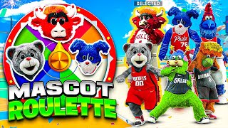 I played MASCOT ROULETTE with EVERY MASCOT in NBA 2K22 NEW GAME MODE 1 LOSS  1 MASCOT DELETED [upl. by Bithia]