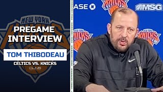 Tom Thibodeau Remembers Celtics 2008 Ring Ceremony  Knicks Pregame [upl. by Merilee505]