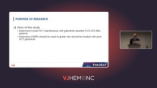 MORPHO gilteritinib as posttransplant maintenance therapy in patients with FLT3ITD AML [upl. by Rotciv]