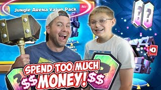 MY SON BUYS ANOTHER LEGENDARY VALUE PACK Jungle Arena GIVEAWAY [upl. by Lauretta97]