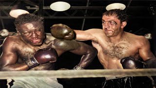 Rocky Marciano vs Ezzard Charles II  Highlights In Full Color [upl. by Angy871]