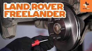 Hvordan bytte foran bremseskiver og bremseklosser på Land Rover Freelander 1 [upl. by Pears]