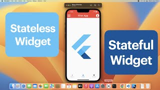 Flutter Stateless amp Stateful Widget  Learn Flutter for Beginners [upl. by Cameron]